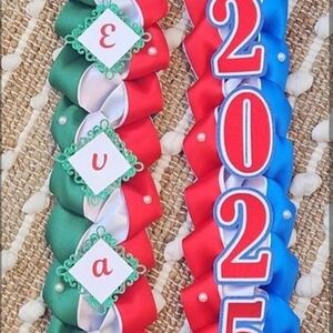 USA & MEX Graduation Lei